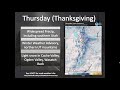 Thanksgiving Weekend Storm Briefing
