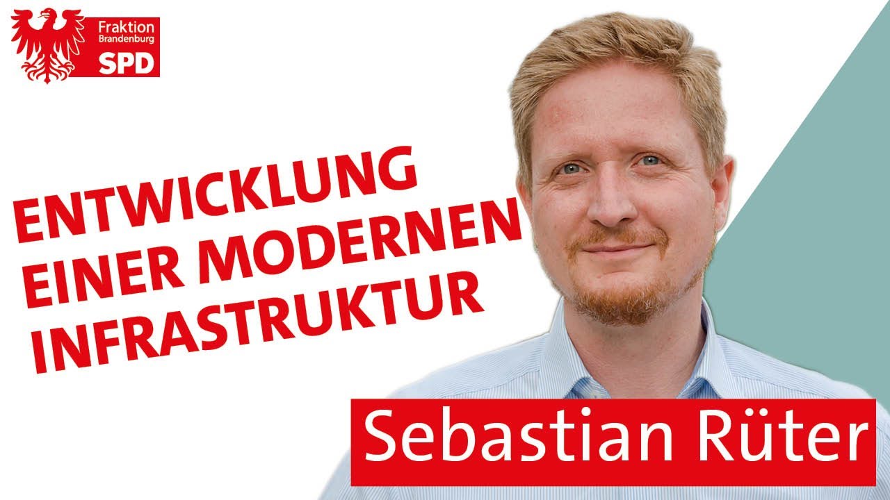 Sebastian Rüter spricht zum Haushalt des Ministeriums für Infrastruktur und Landesplanung