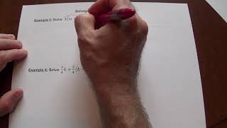 Solving multi-step linear equations (variable on one side)