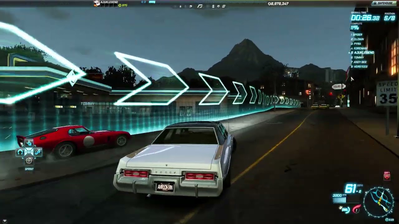 NEED FOR SPEED™ WORLD (Overdrive Server) gameplay