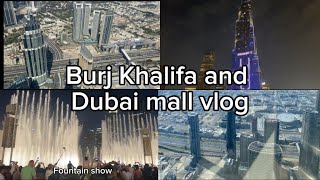 Burj khalifa and Dubai mall vlog🇦🇪