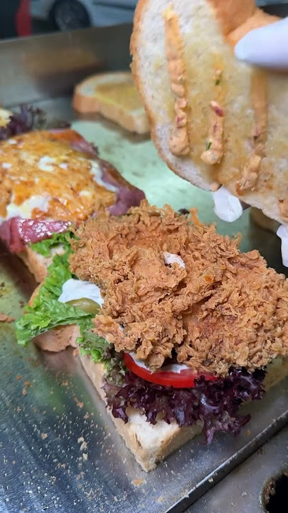 😍 فسفود گریلچی.اینقدر این ساندویچ ها خوشمزه هست که حد نداره #burger #pizza #food