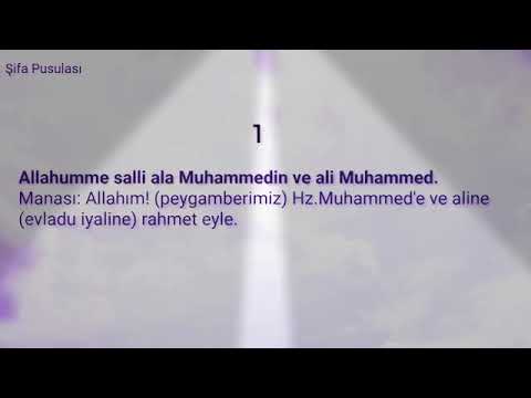 Allahümme Salli Ala Muhammedin ve Alı Muhammed  100 defa salavat