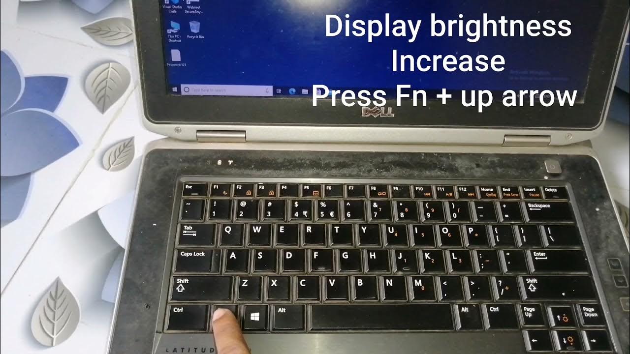 brightness-adjustment-shortcut-key-in-dell-latitude-e6430-laptop