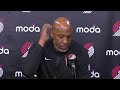 Chauncey Billups Postgame Interview | Portland Trail Blazers 82, Miami Heat 142