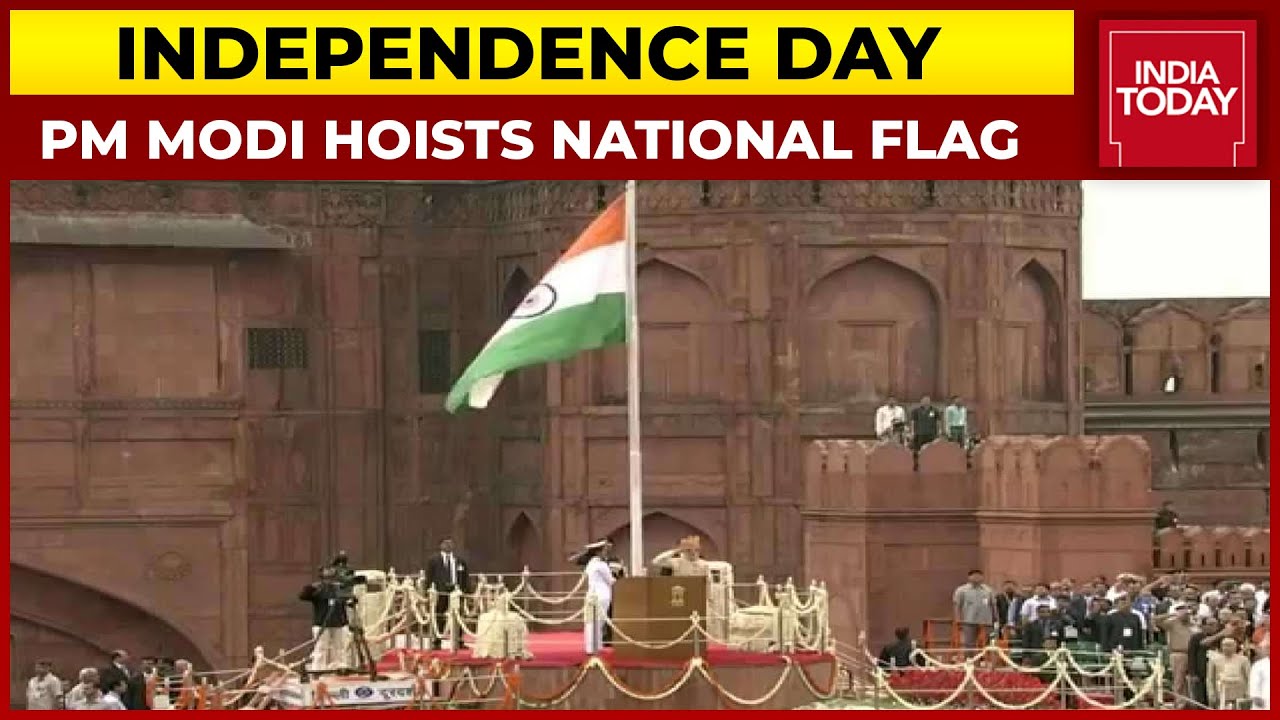 75th Independence Day LIVE Updates PM Narendra Modi Hoists The National Flag