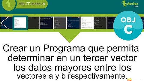 POO + arrays + Objective C (mayores entre vectores)