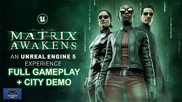 The Matrix Awakens: An Unreal Engine 5 Experience - Full Gameplay + City Demo - PS5