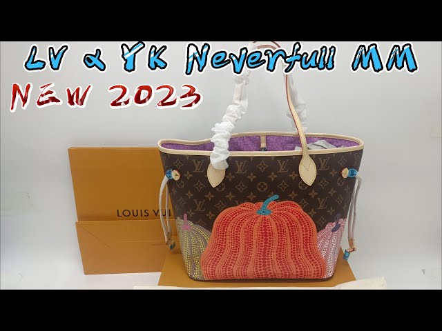 NWT Louis Vuitton Yayoi Kusama collab LV x YK Neverfull MM Tote