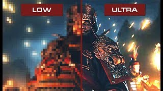 Total War: Three Kingdoms - Low vs Ultra Graphics [Gameplay Comparison] screenshot 5