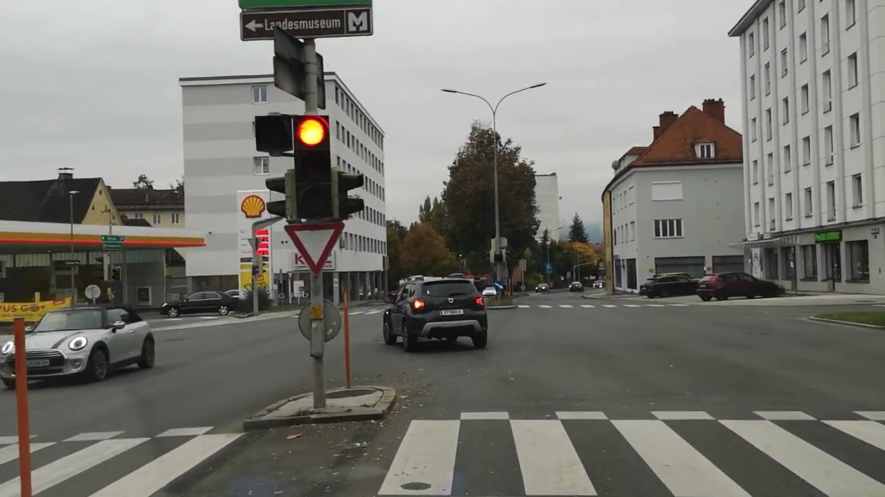 Driving through Klagenfurt ~ Austria 🇦🇹Osterreich
