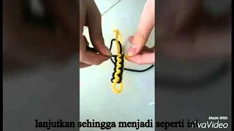 Tutorial pembuatan makrame Axel dan Kennard