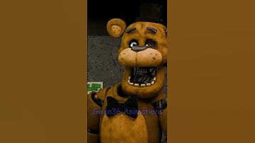 Golden Freddy meets Movie Golden Freddy [FNAF/Blender] #shorts #fnaf #fnafmovie #fnafblender
