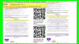 Tax Refund for Tourists Shopping  (multilingual) Global Guide ( Android Mobile Phone App ) screenshot 4