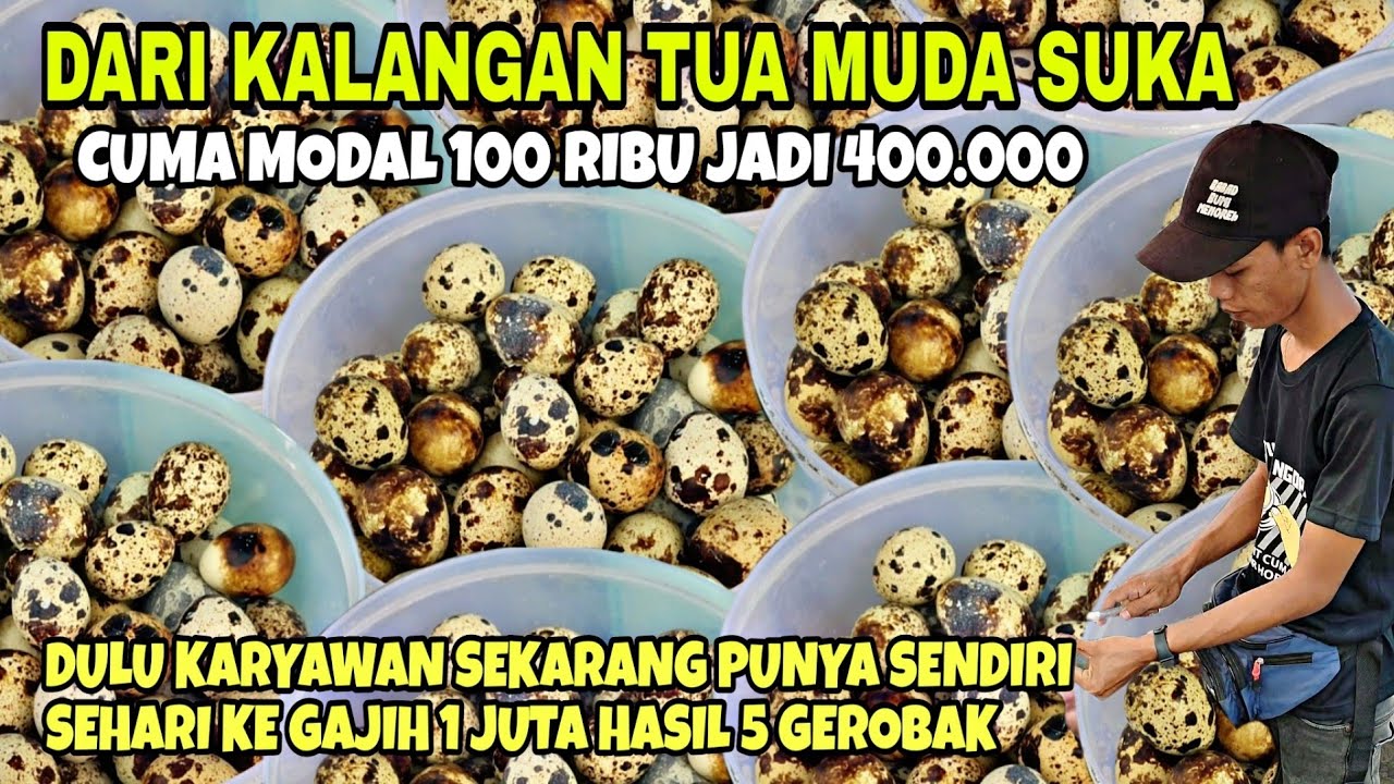 IDE USAHA MODAL 100 RIBU || BISA JADI 400rb DARI KALANGAN TUA MUDA SUKA SEHARI 1 JUTA Hasil 5 GROBAK