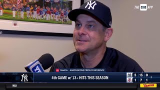 Aaron Boone on the Yankees 5-1 win against the Twins