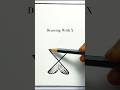 Drawing with X Easy || Colour Fish drawing #shorts #fishart #drawing4kids