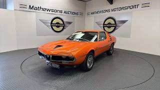 1972 ALFA ROMEO MONTREAL | Mathewsons Classic Cars | Auction: 20, 21 & 22 May 2026