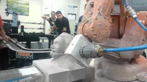 Usinagem - SprutCAM - Programação off-line de robôs - Robô ABB