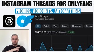 OnlyFans Threads Marketing (Proxies, Accounts, Automations)