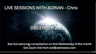 Live Astrology session with Chris