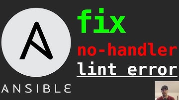 Fixing an Ansible Lint No-Handler Error in a Multi-Condition Task