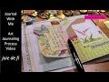 Journal With Me | Art Journaling Process Video
