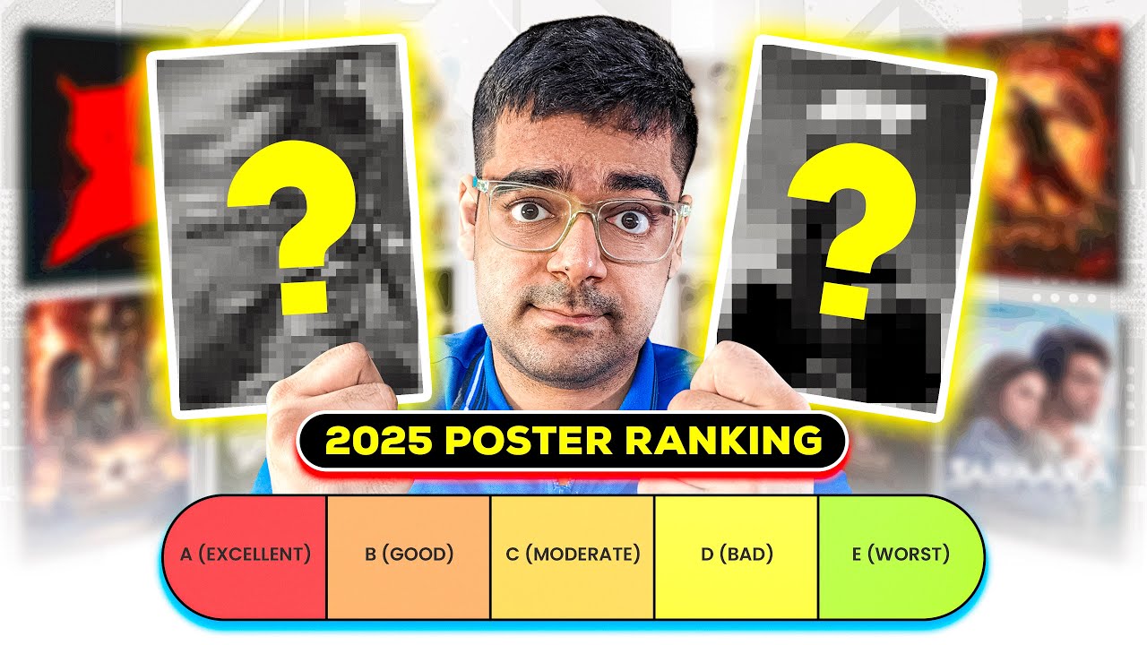 Move Ranking 2025 TOP 5 Bollywood vs Hollywood Poster Ranking | Ft. Dhurandhar VS F1 ...