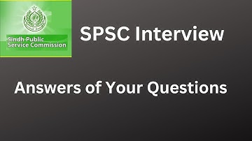 SPSC Interview for Subject Specialist || Answers of your questions||
