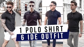 6 LOOKBOOK/IDE OUTFIT PAKAI 1 POLO SHIRT DOANK !