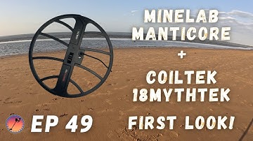 Introducing the Coiltek 18 Mythtek for the Minelab Manticore - Aussie Beach Metal Detecting