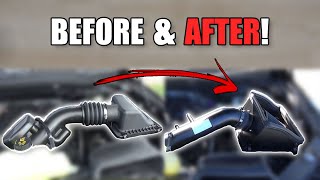 K&N Blackhawk Air Intake on 2019 F150 5.0L [BEFORE & AFTER]