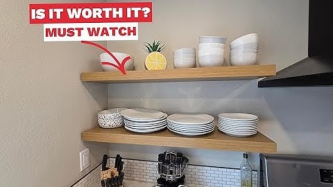 Invisible Bracket Shelves That Look Like They’re Floating!