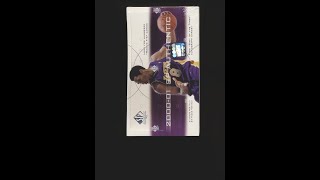 2000-01 UD SP Authentic Basketball Hobby Box Break from BurlsSports