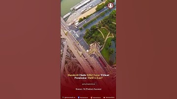 Daredevil Climbs Eiffel Tower Illegally | Urban Explorer Sparks Debate