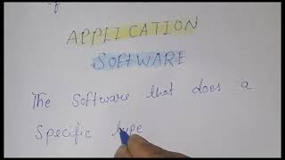 definition of application software || software definition || computer || 3rd class computer || screenshot 2