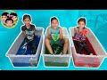 LOS GUZMANCITOS SE BAÑAN EN SLIME