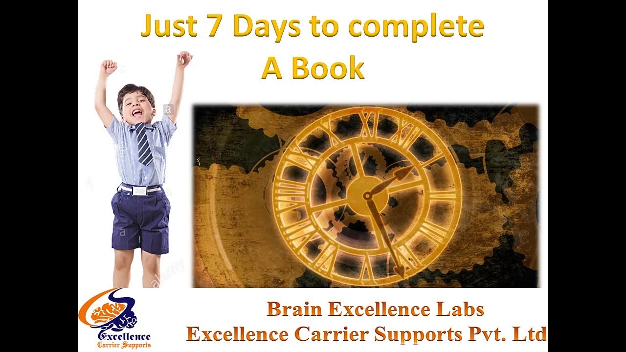 Just 7 days to read a book with Brain Excellence labs - YouTube