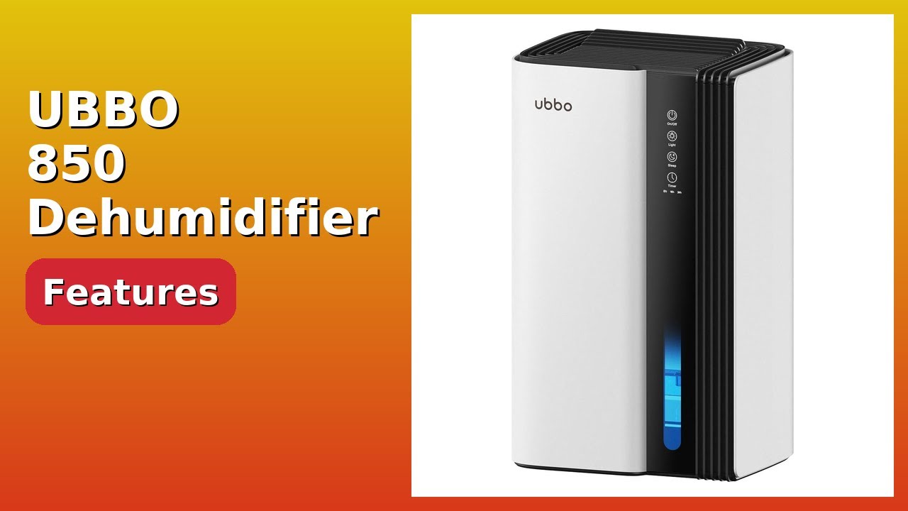 REVIEW (2026): UBBO 850 Dehumidifier. Features. - YouTube