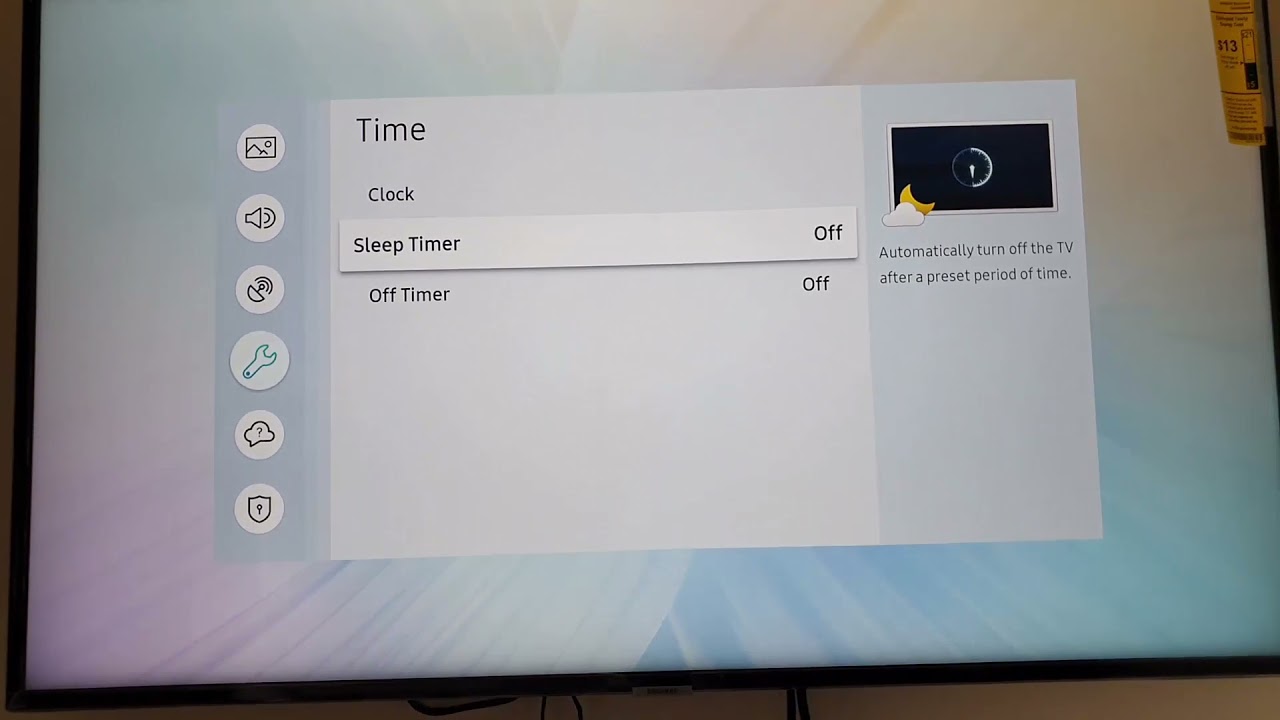 How to Set Sleep on Samsung Smart Tv - YouTube