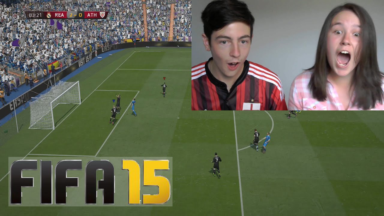 AussieGamerChick Plays FIFA 15 With My Brother (FIFA 15 Funny Moments)