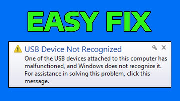 USB Device Not Recognized Windows 11/10/8/7 (7 Methods)