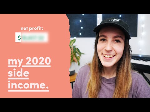 How much money I made in 2020 side income - REAL NUMBERS