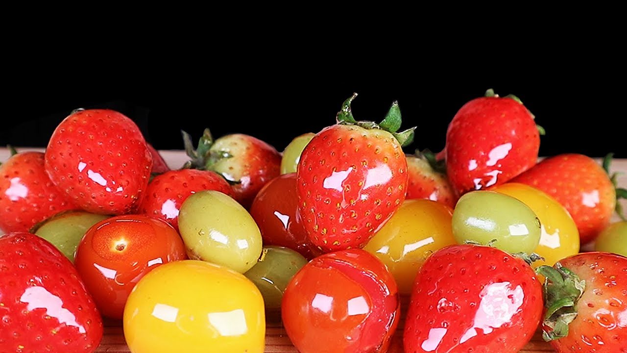 ASMR Make and eat a very simple tanghulu 🍓 