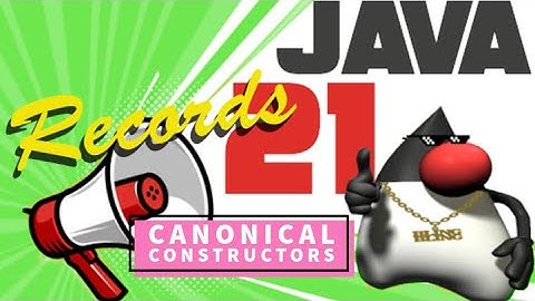 ☕💾 Java record canonical constructor #minilesson