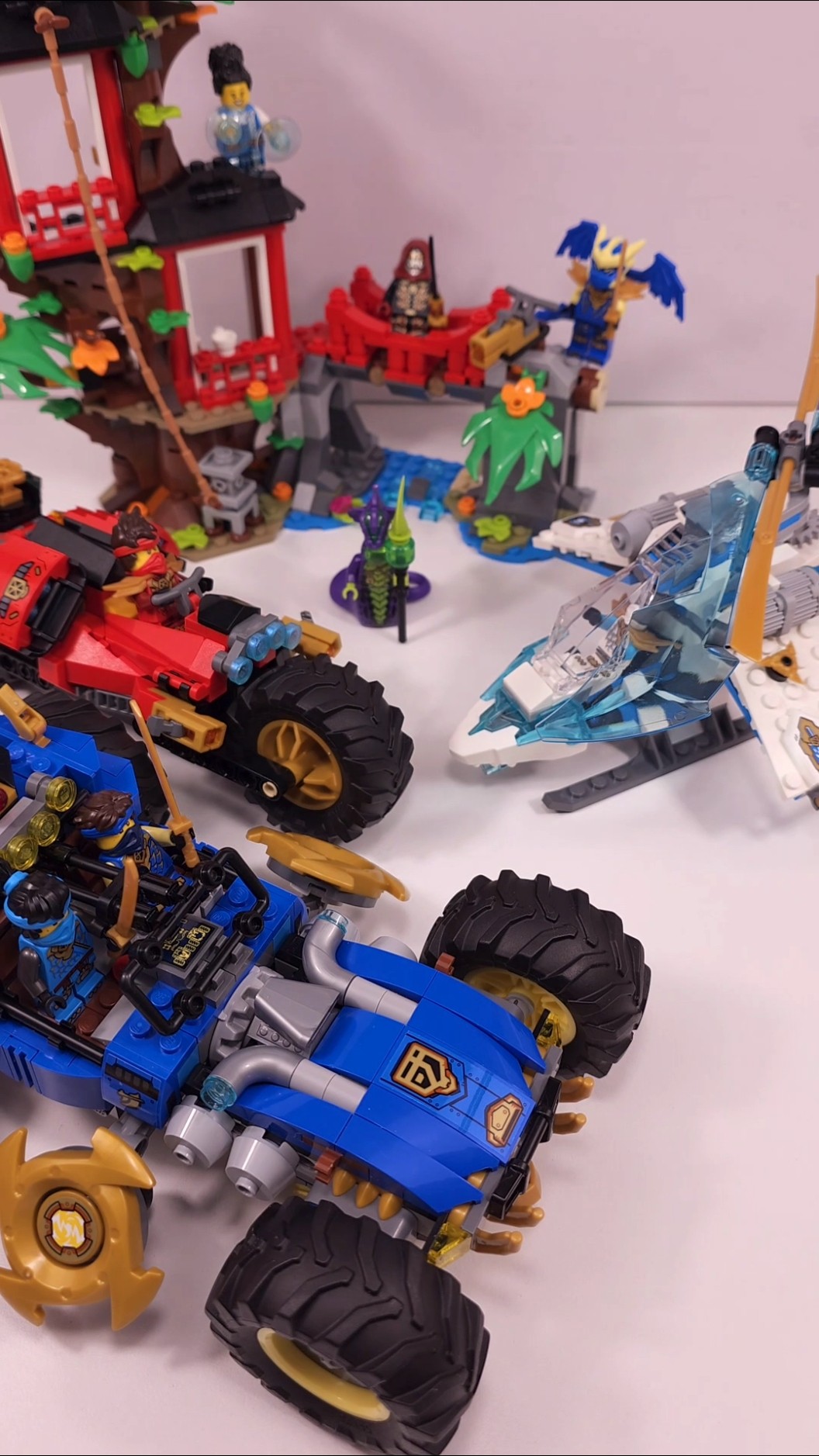LEGO NINJAGO Ninja Vehicle Tree House Battle (71857) vs Jay's