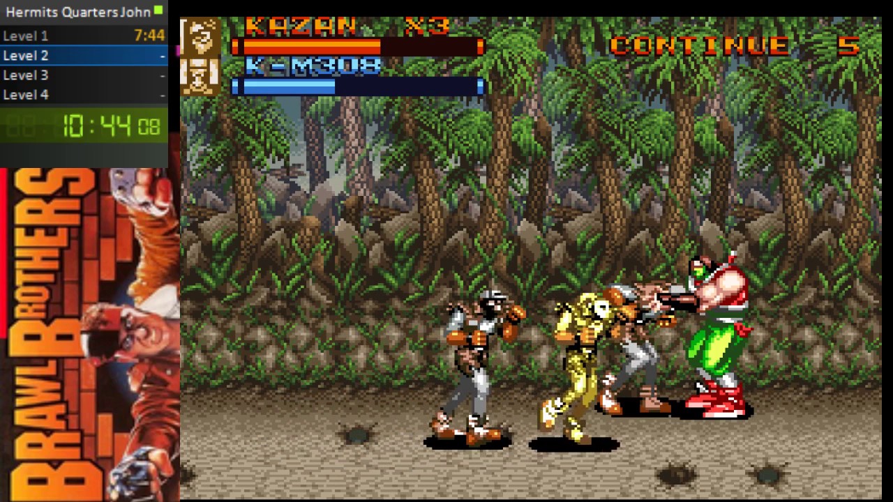 Hermits Challenge - Brawl Brothers/Rushing Beat Ran, Kazan GARBAGE run! - SNES!