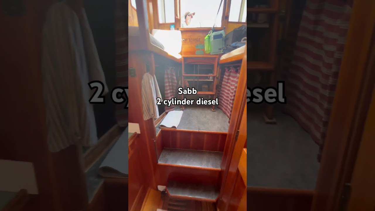 ⁣Interior Tour of Our Liveaboard Sailboat While Underway