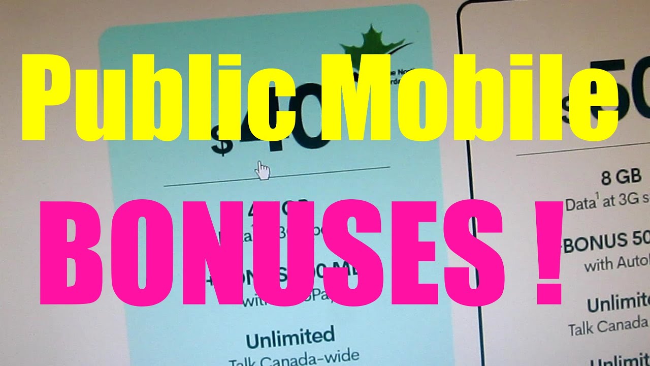 Public Mobile BONUSES! (S4E66) YouTube