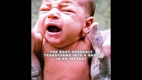 The roots suddenly transform into a baby.. #recap